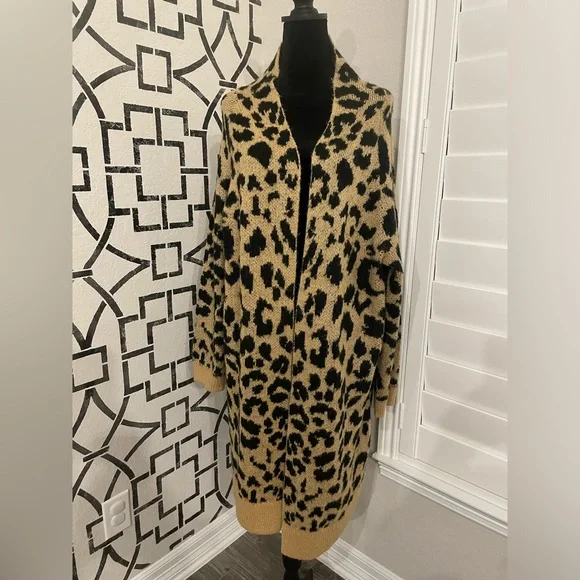 Plus Size Long Cardigan